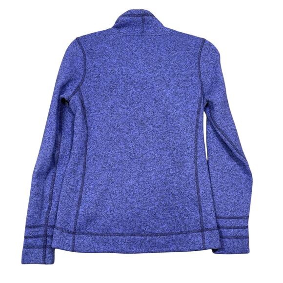 The North Face Purple Full Zip Fleece Jacket Women’s Small - Picture 3 of 6